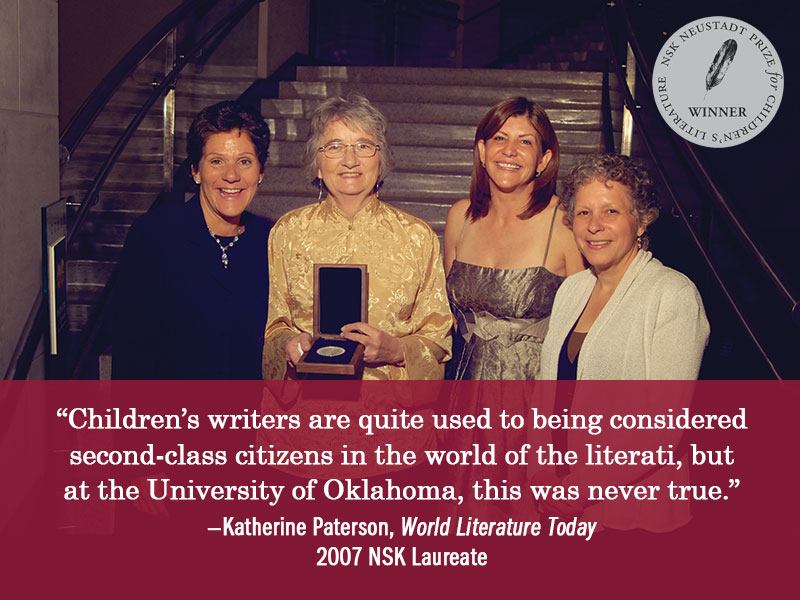 Katherine Paterson, NSK Prize Laureate