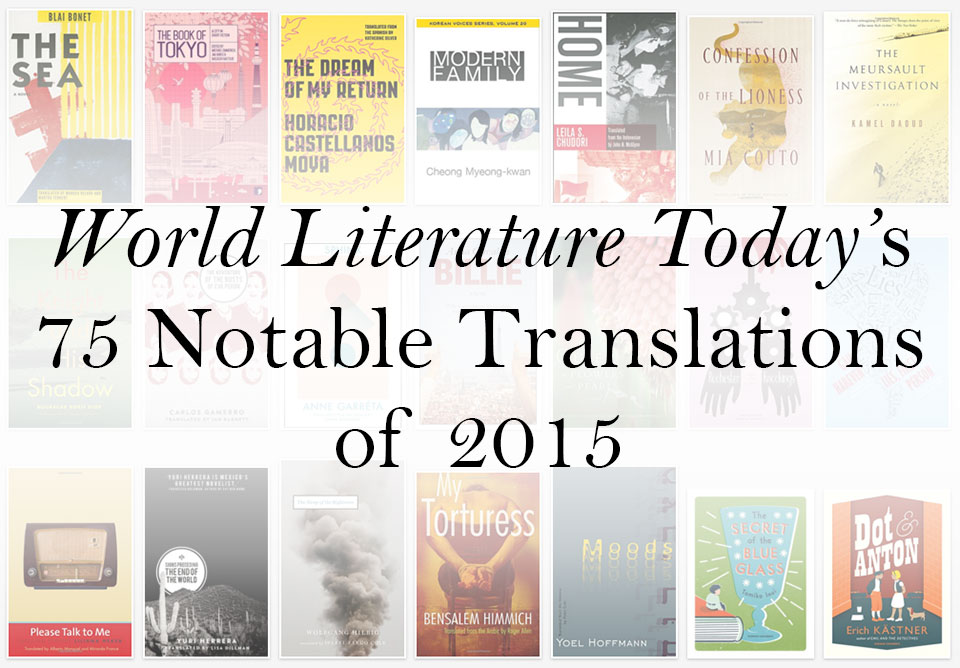 WLT's 75 Notable Translations 2015