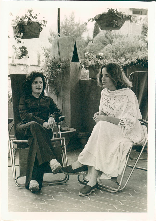 Carolyn Forché (left) and Claribel Alegría in Mallorca in 1977.