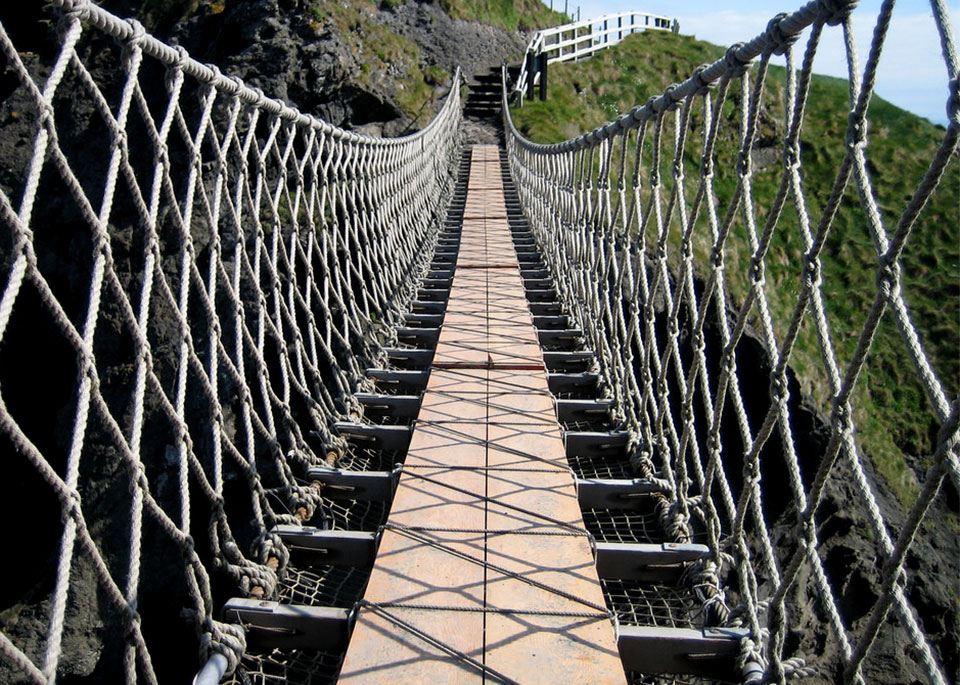 Carrick-a-Rede rope bridge.