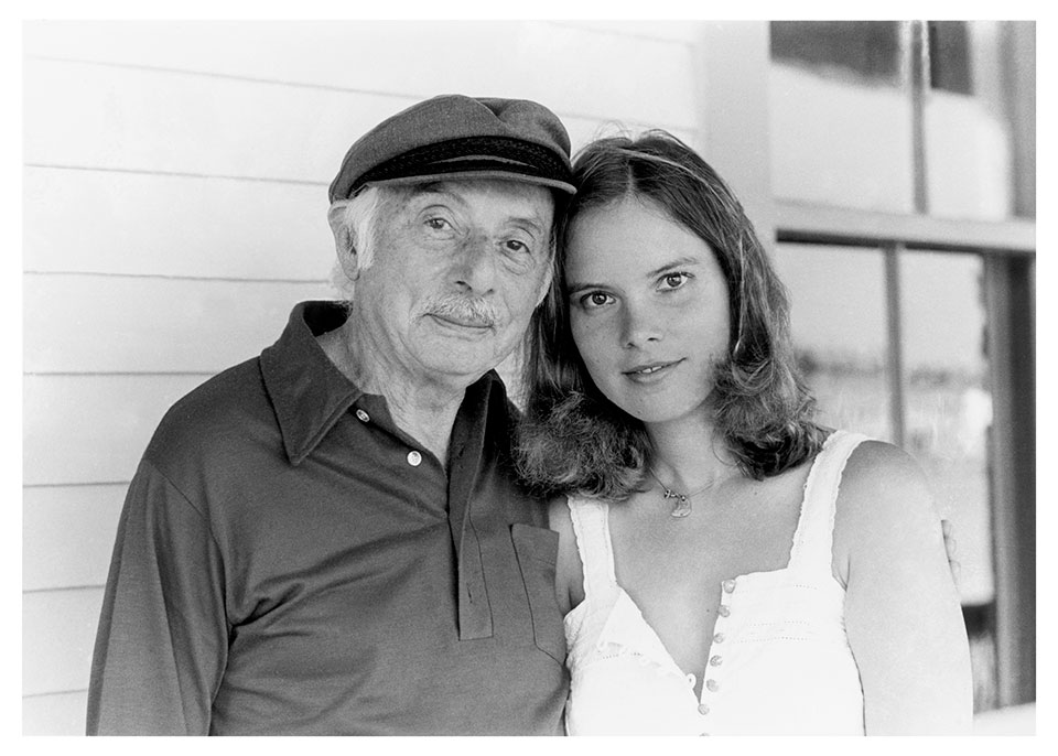 Stanley Kunitz with Claribel Alegría