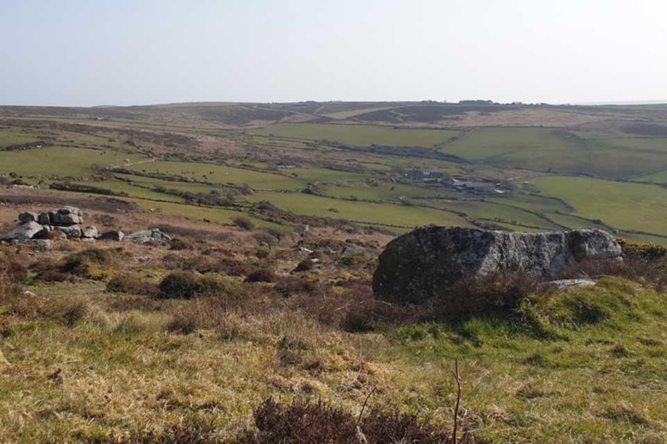 View inland from the top of Zenoor Hill