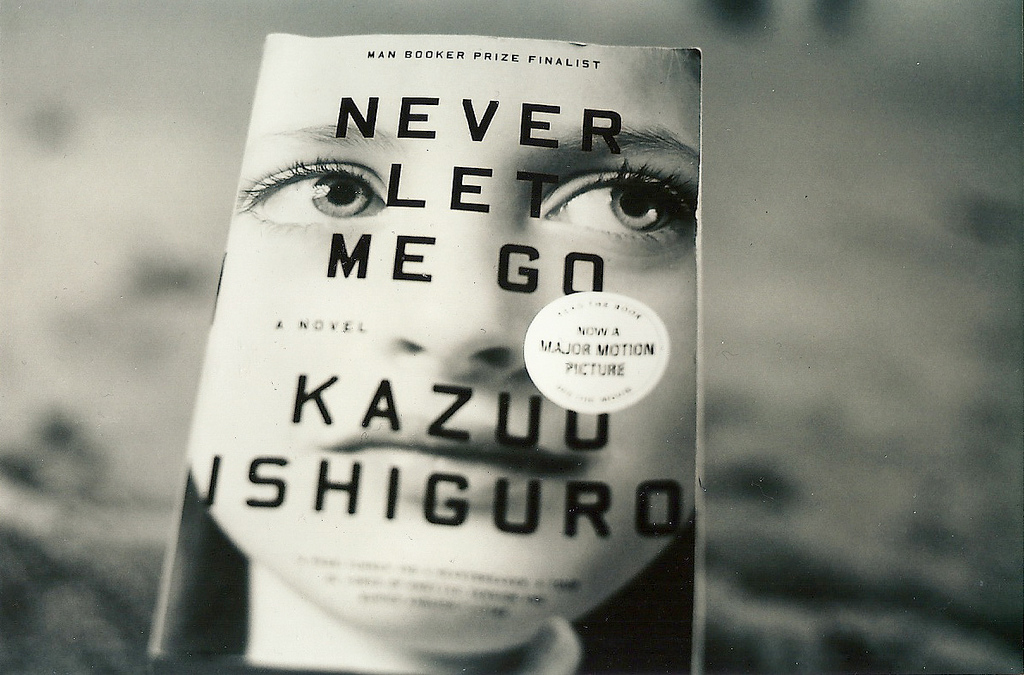 Never Let Me Go by Kazuo Ishiguro. Photo by Tanasha Pina