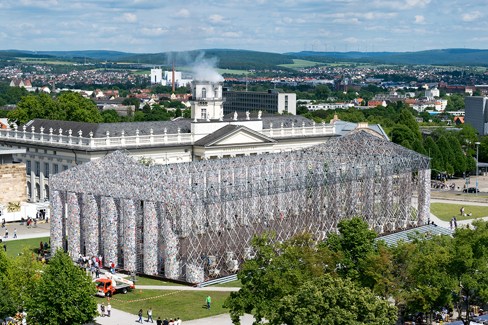 The Parthenon of Books behind the Museum Fridericianum