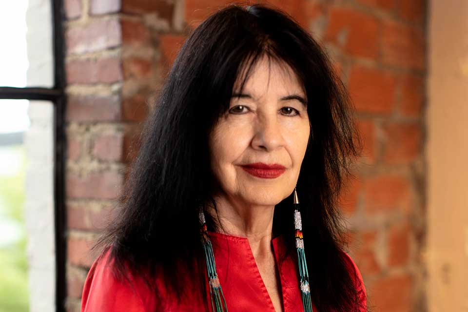 A photograph of Joy Harjo