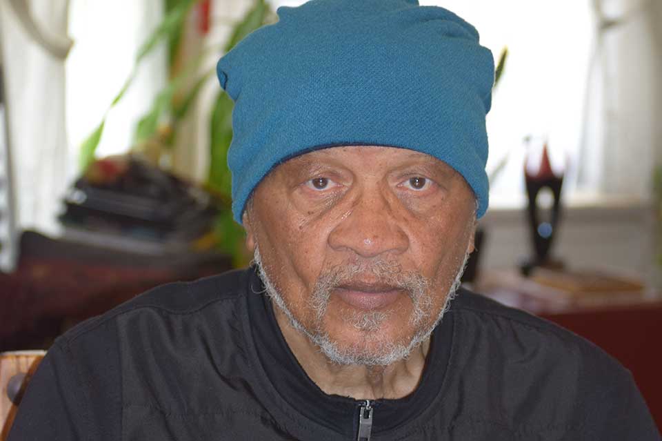 A photograph of Ishmael Reed