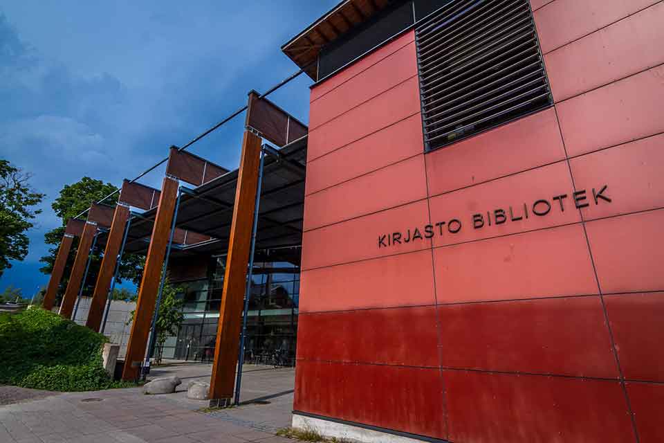 A photograph of The Porvoo City Library 