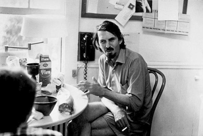 Robert Creeley (1972) / Photo by Elsa Dorfman