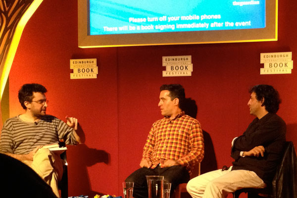 Nathan Englander and Etgar Keret Nathan Englander and Etgar Keret at the Edinburgh International Book Festival