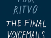 The cover to The Final Voicemails by Max Ritvo