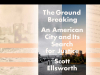 The cover to Scott Ellsworth's The Ground Breaking superimposed over a typewritten eyewitness account of the massacre