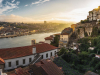 An aerial shot of Porto in Portugal