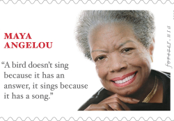 Maya Angelou Stamp