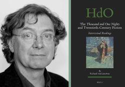 A photo of Richard van Leeuwen juxtaposed with the cover to his book HdO