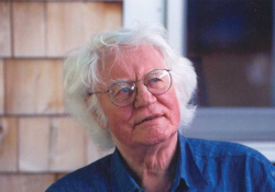 A photograph of Robert Bly