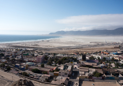 Chañaral is a small coastal city in the Atacama region of Chile. Devastating flash floods in 2015 caused an estimated $1.5 billion in damage to the region. Photo by jipe7.