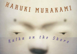 A detail from the book cover to Haruki Murakami’s Kafka on the Shore