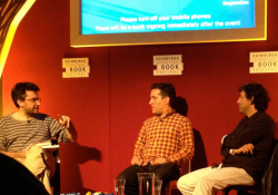 Nathan Englander and Etgar Keret Nathan Englander and Etgar Keret at the Edinburgh International Book Festival