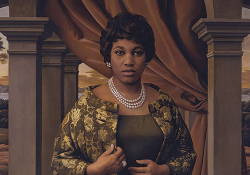 A painting of opera singer Leontyne Price